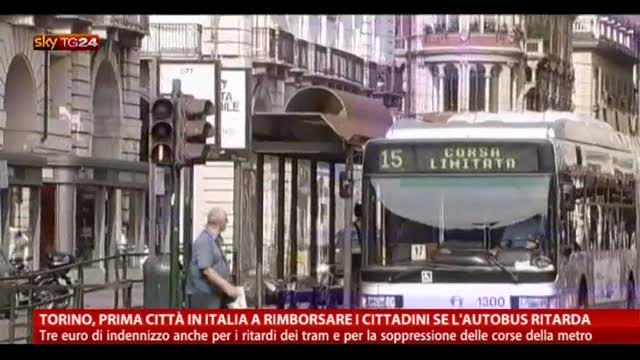 Torino, prima città a rimborsare cittadini se bus ritarda
