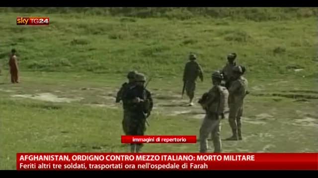 Afghanistan: ordigno contro mezzo italiano, morto militare