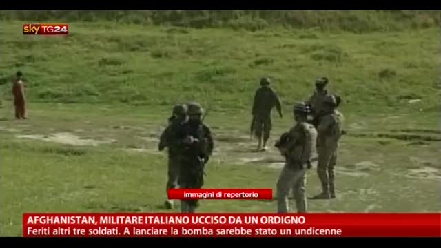 Afghanistan, militare italiano ucciso da ordigno