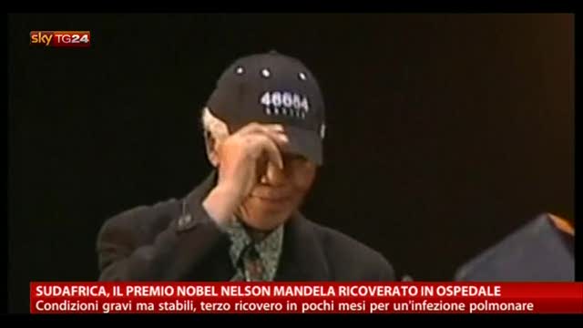 Sudafrica, il Nobel Nelson Mandela ricoverato in ospedale