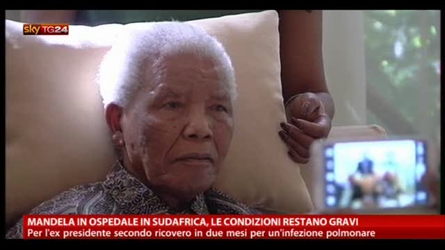 Mandela in ospedale in Sudafrica per infezione polmonare