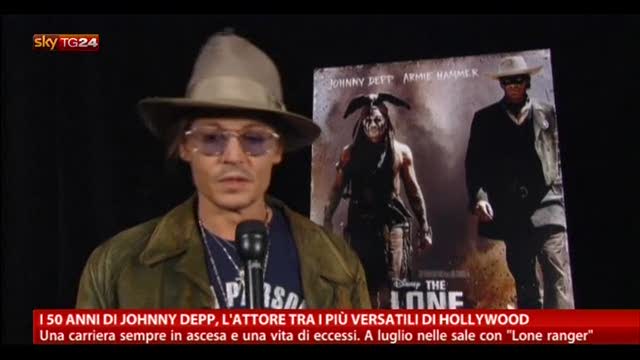 I 50 anni di Johnny Depp, attore tra i più versatili
