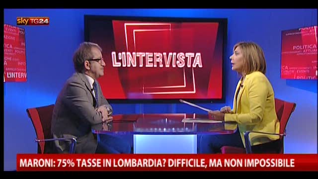 Lombardia, Maroni:processi Berlusconi influiranno su Governo