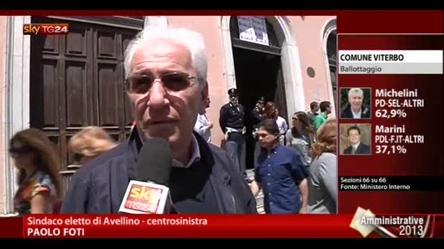Ballottaggi, centrosinistra si impone ad Avellino