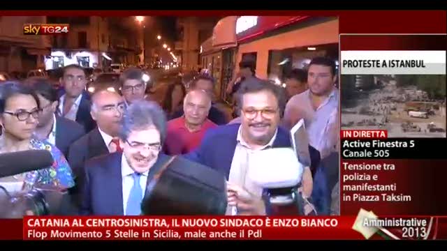 Catania al centrosinistra, il nuovo sindaco è Enzo Bianco