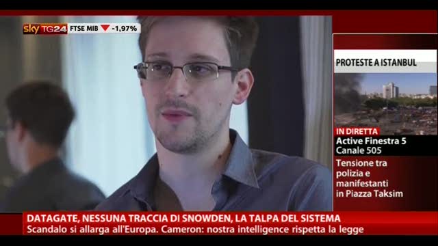 Datagate, nessuna traccia di Snowden, la talpa del sistema