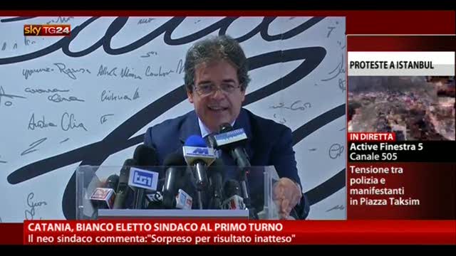 Catania, Bianco eletto sindaco al primo turno