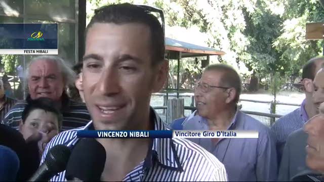 Festa Nibali, vincitore Giro d'Italia