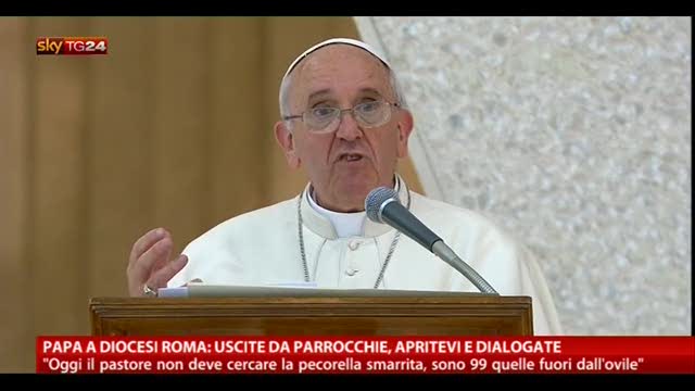 Papa a diocesi Roma: uscite da parrocchie e dialogate