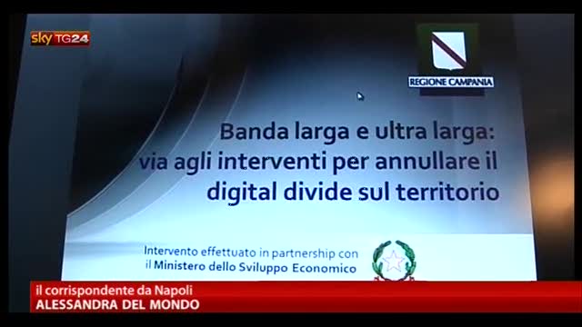 Internet veloce in Campania, al via il piano da 160 mln
