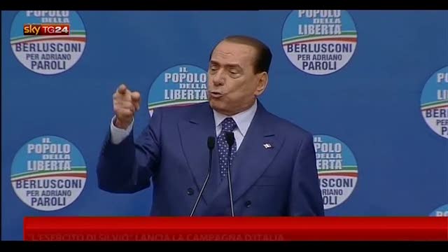 "L'esercito di Silvio", lancia la campagna d'italia