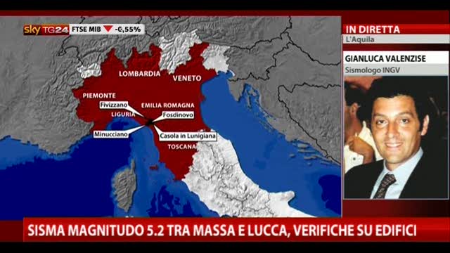 Sisma tra Massa e Lucca, parla il sismologo Valenzise