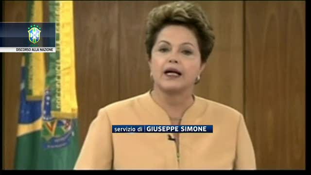 Rousseff: "Non abbiamo sacrificato sanità e istruzione"