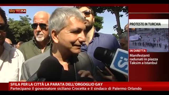 Palermo, Vendola: naturale essere a Palermo per il gaypride