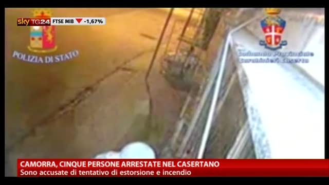 Camorra, cinque persone arrestate nel casertano