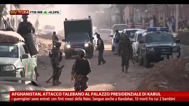 Afghanistan, attacco talebano al palazzo presidenziale Kabul