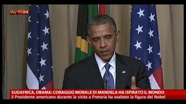 Obama: il coraggio morale di Mandela ha ispirato il mondo