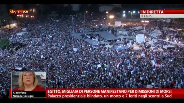 Egitto, migliaia di persone manifestano per dimissioni Morsi