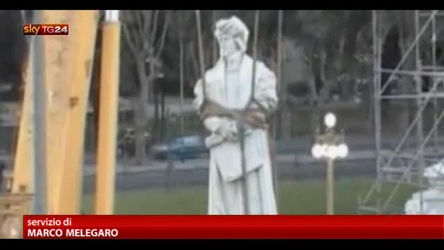 Buenos Aires, polemiche per rimozione statua di Colombo