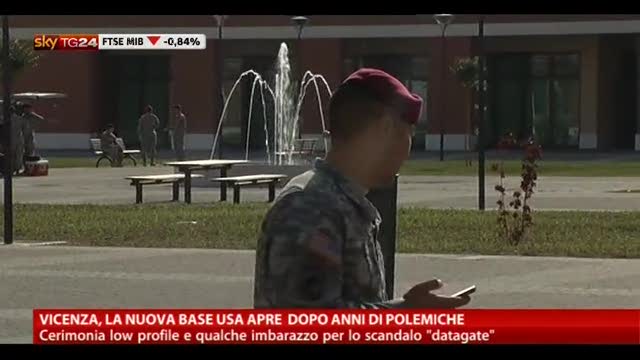 Vicenza, la nuova base Usa apre dopo anni di polemiche