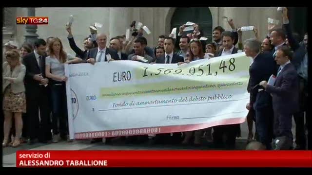 Restitution Day, dal M5S 1,6 mln di Euro allo Stato