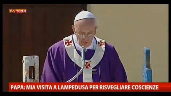 Papa: Mia visita a Lampedusa per risvegliare coscienze