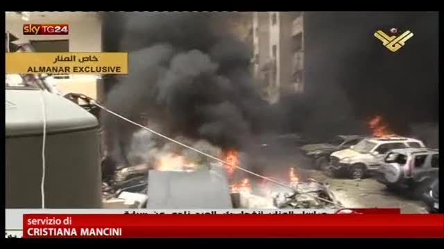 Libano, autobomba nel quartiere Hezbollah di Beirut