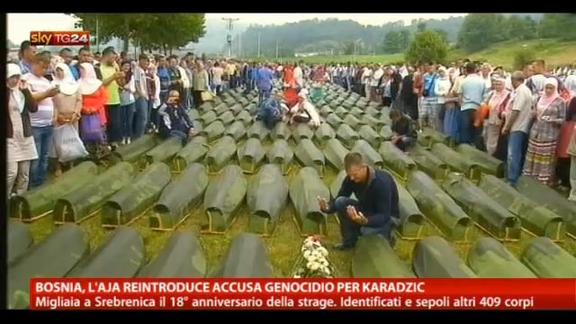 Bosnia, L'Aja reintroduce accusa genocidio per Karadzic
