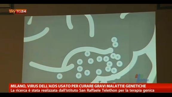 Milano, virus Aids usato per curare malattie genetiche