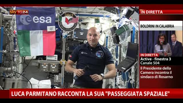 Luca Parmitano racconta la sua passeggiata spaziale