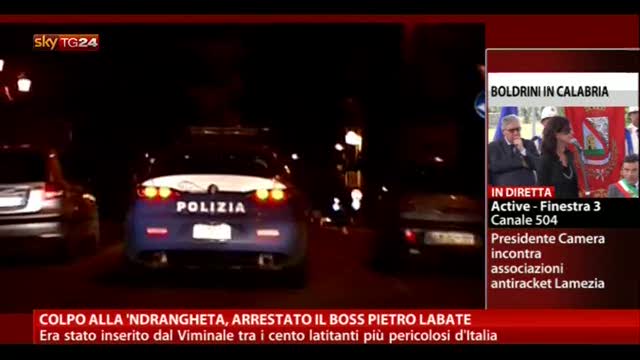 Colpo alla 'Ndrangheta, arrestato il boss Pietro Labate