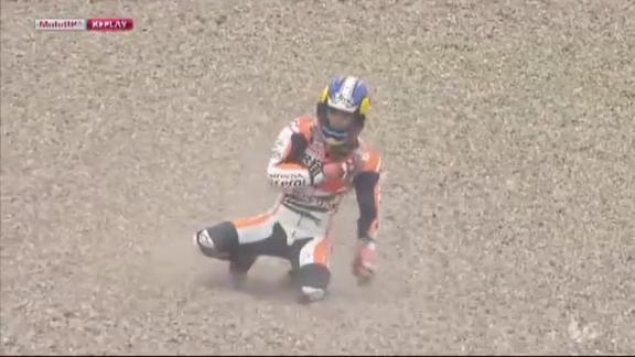 MotoGP, incidente Pedrosa: niente qualifica, farà una tac