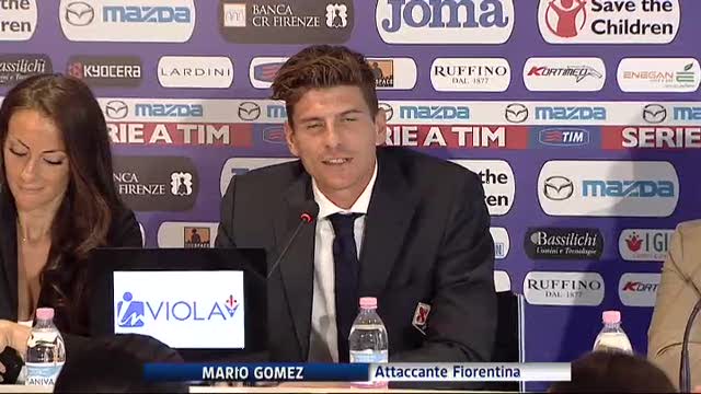 Fiorentina, la presentazione di Mario Gomez