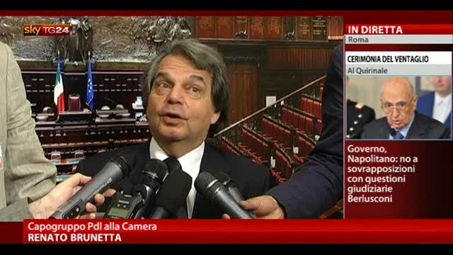 Brunetta: Alfano non deve dimettersi, parlato di economia