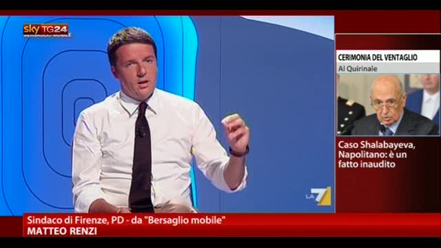 Renzi: se Alfano sapeva è problema, se non sapeva peggio