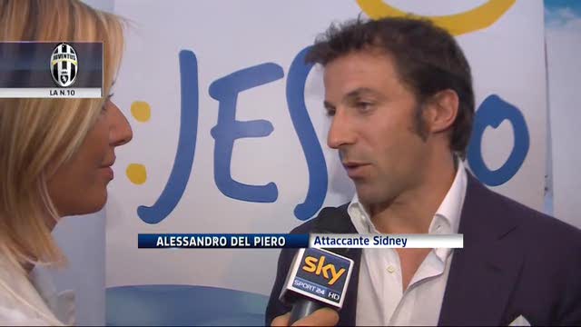 La "benedizione" di Del Piero: "Tevez porti la 10 con amore"