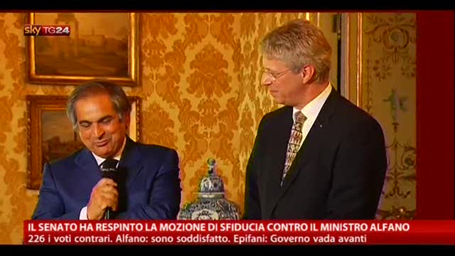 Videoconferenza tra Letta e l'astronauta Luca Parmitano