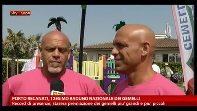 Porto Recanati, 12esimo raduno nazionale dei gemelli