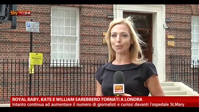 Royal Baby, Kate e William sarebbero tornati da Londra