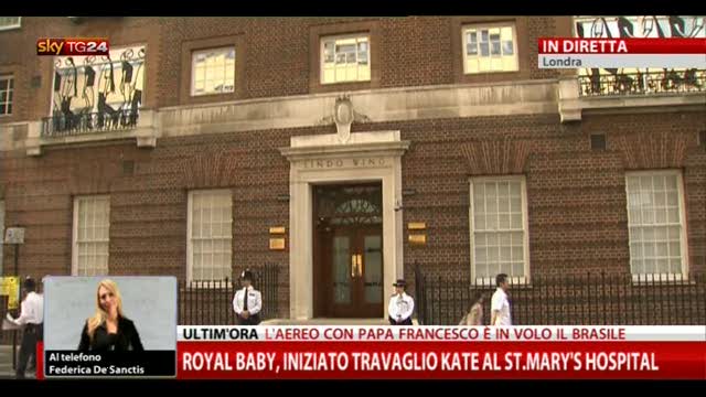 Royal Baby, iniziato travaglio Kate al St. Mary's Hospital