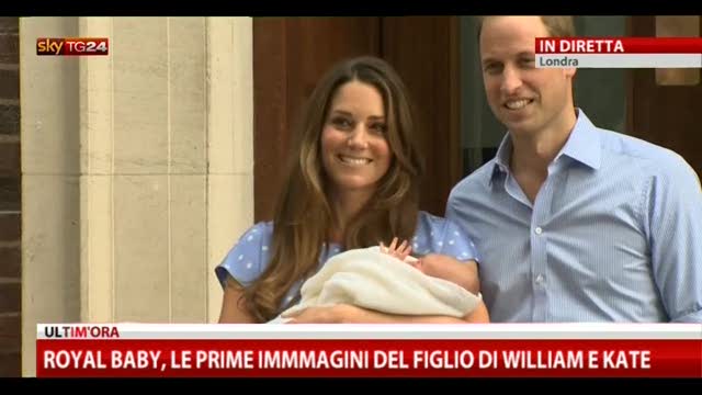 Royal baby, le prime immagini del figlio di William e Kate