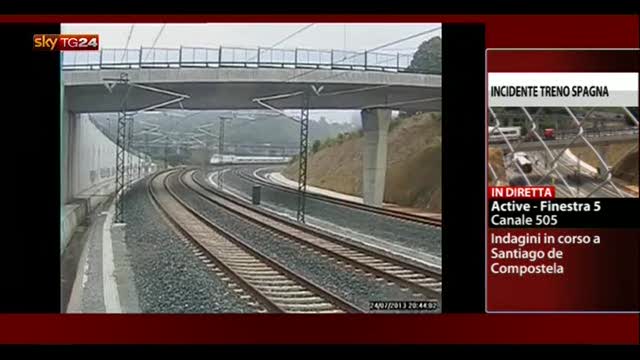Spagna, il video del deragliamento del treno