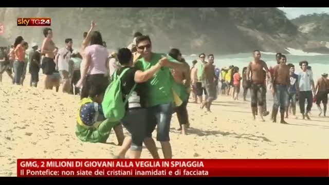 Gmg, 2 milioni di giovani alla veglia in spiaggia