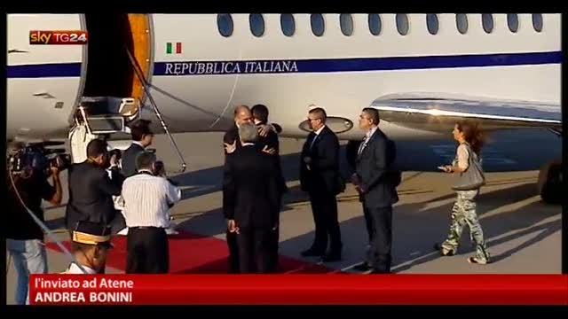 Bilaterale Italia-Grecia, Letta giunto ad Atene