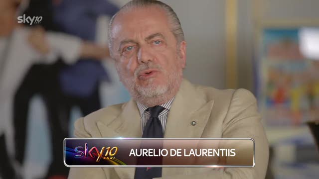 Sky 10 Anni: Aurelio De Laurentiis