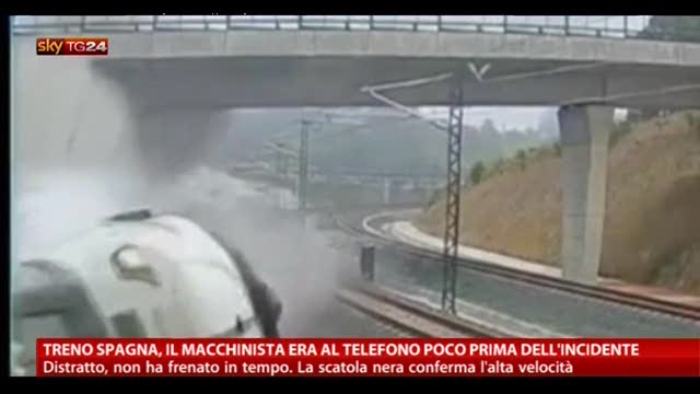 Treno Spagna, il macchinista era al telefono prima incidente