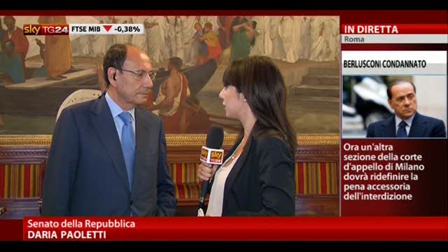 Schifani: "C'è stata una persecuzione contro Berlusconi"