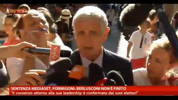 Sentenza Mediaset, Formigoni: Berlusconi non è finito