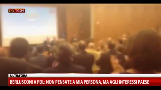 Berlusconi arriva al vertice Pdl