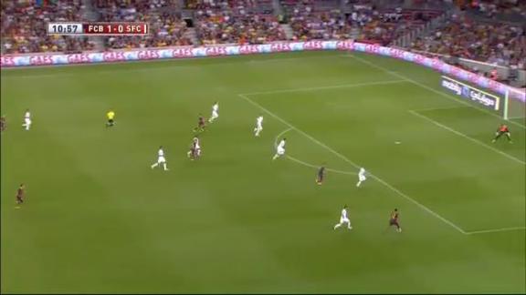 Messi & Neymar show: Barcellona-Santos 8-0